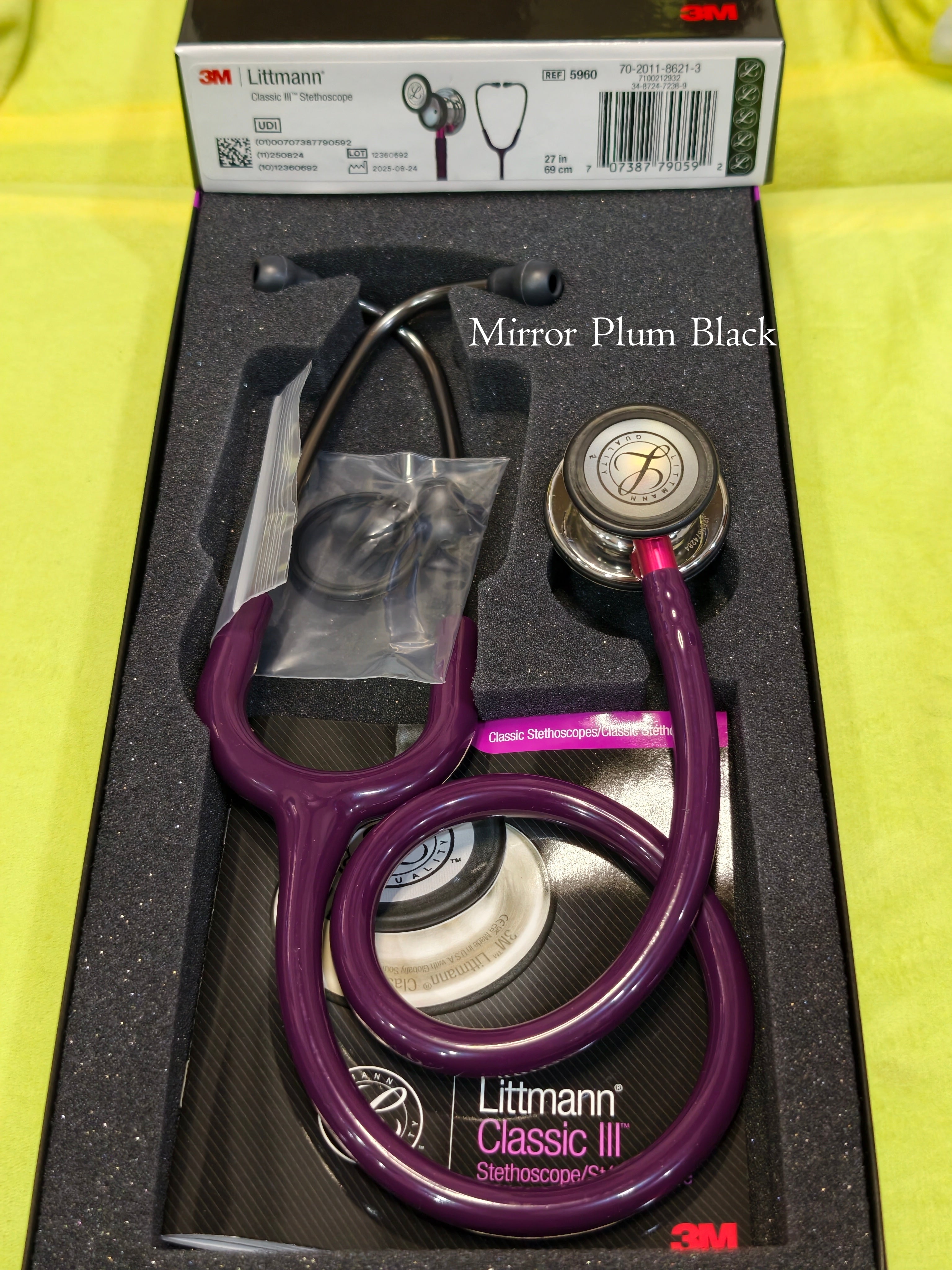 3M Littmann Stethoscope Classic III (100 percent authentic)