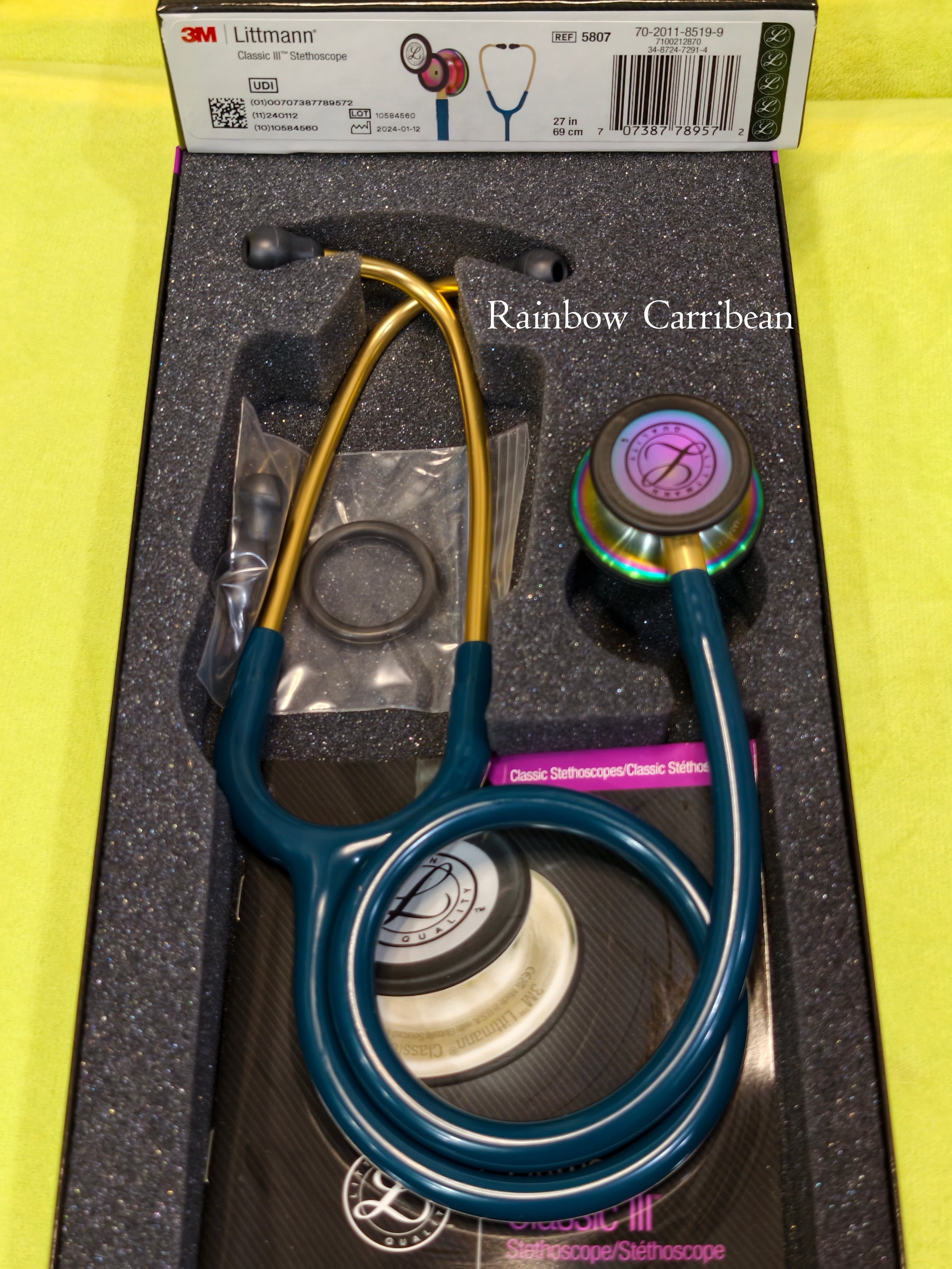 3M Littmann Stethoscope Classic III (100 percent authentic)
